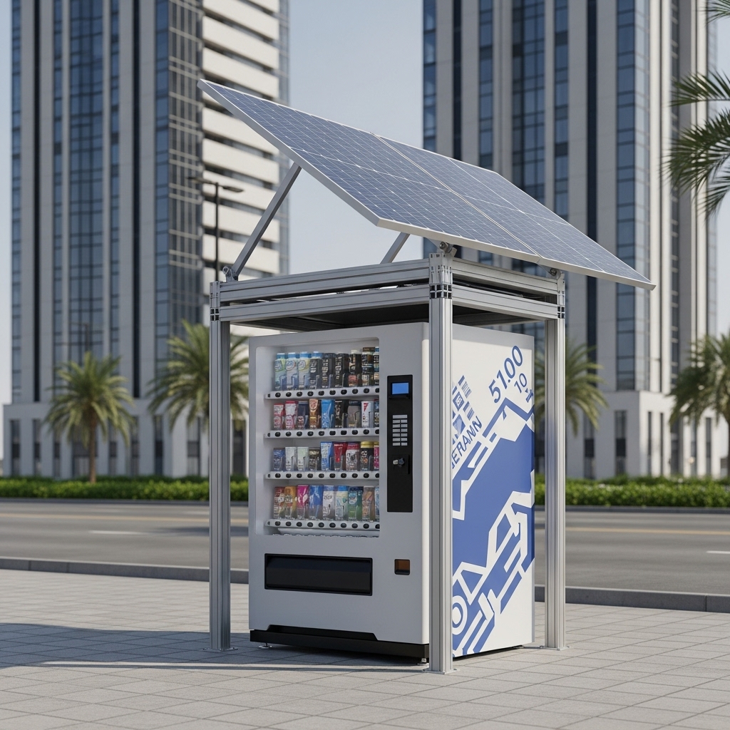 Solar Powerd Vending machine