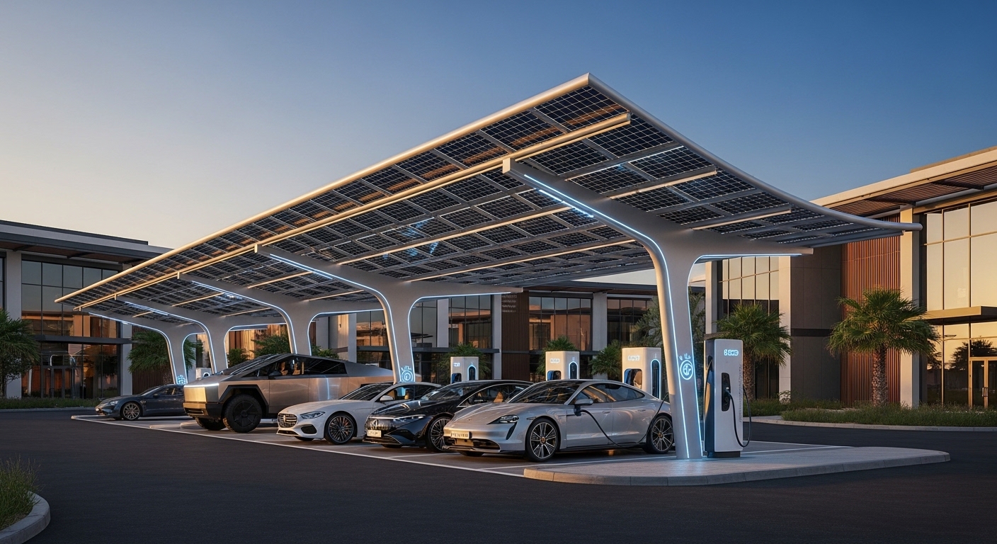 ev solar carport